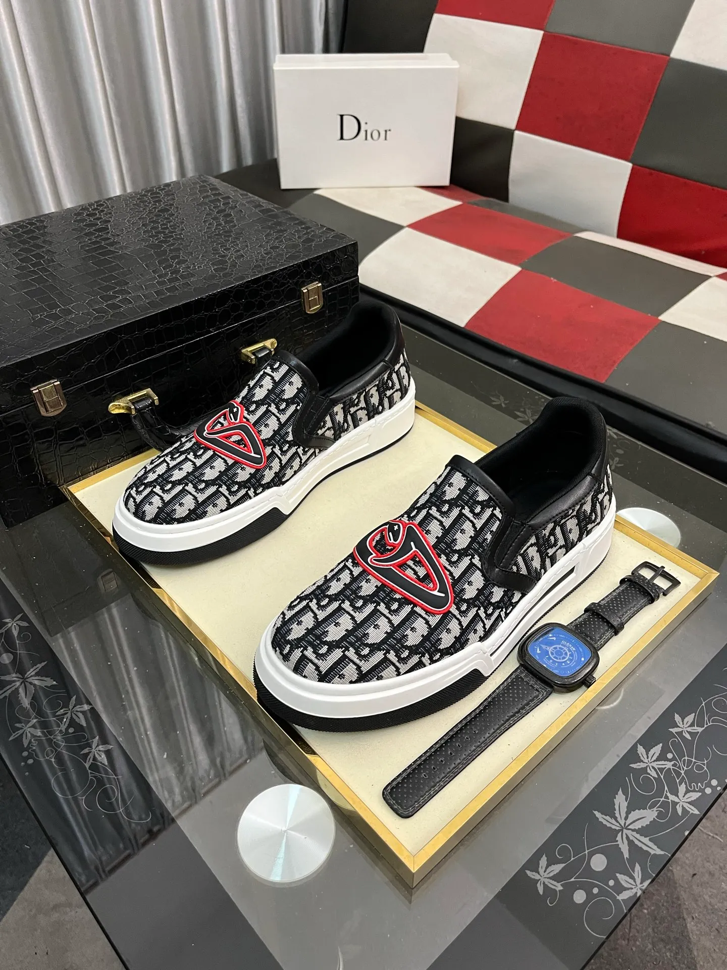 Men's Men's Shoes 💰400⌚️⌚️《Dior DIOR*》The latest and most popular casual shoes, top brand [seduce] luxury~purchase, top~quality. [Strong] The upper is made of imported breathable cowhide material ➕ breathable sheepskin feet (•) with fine workmanship. Original personalized fashionable soft rubber wear-resistant outsole, size: 38-442️⃣colors available
